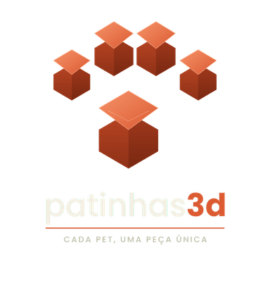Logo Patinhas3D — vitrine de acessórios e presentes para pets