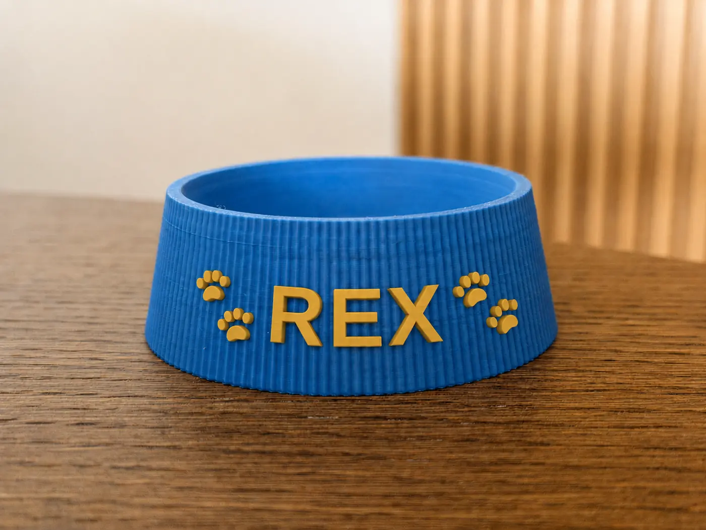 Tigela personalizada com textura